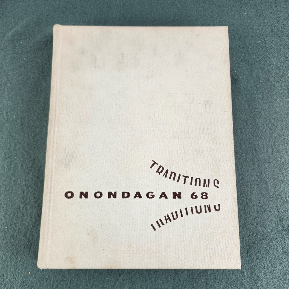 ONONDAGAN 1968 SYRACUSE UNIVERSITY YEARBOOK Traditions